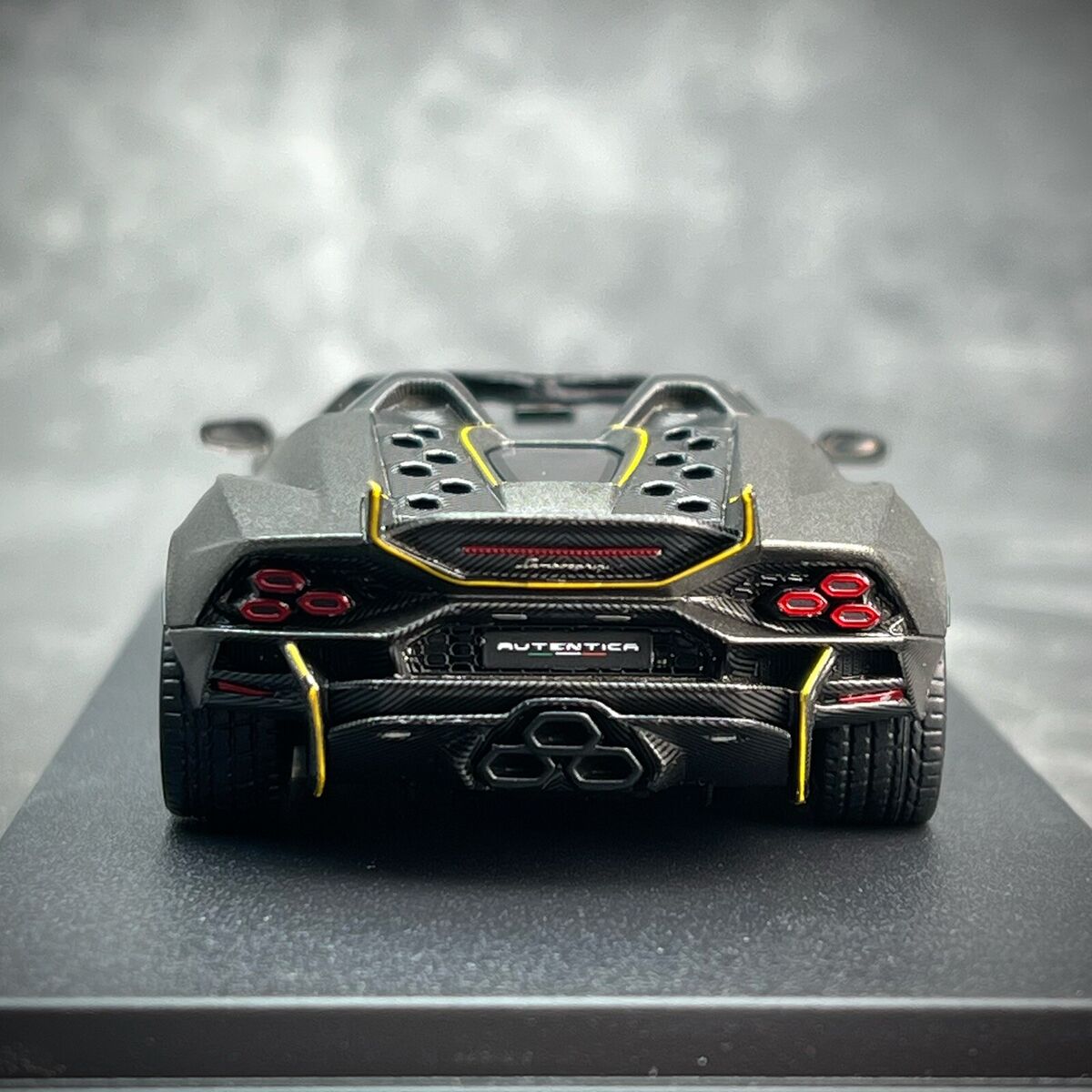Looksmart 1/43 Lamborghini Autentica roadster car model Grey Looksmart 1/43 Lamborghini Autentica roadster car model Grey