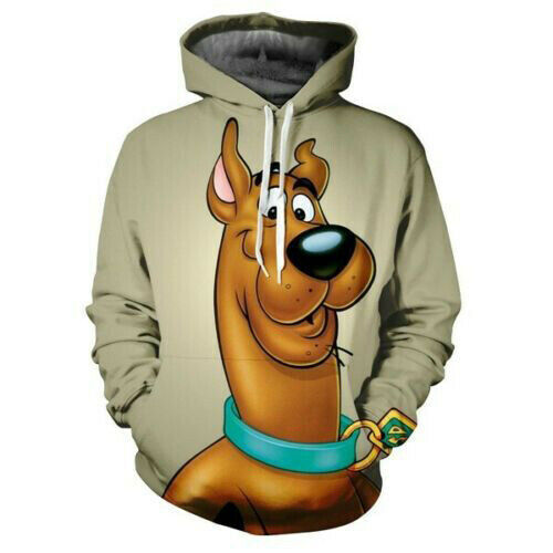 Scooby Doo Hundeliebhaber 3D KAPUZENPULLOVER All-Over-Druck Muttertag Geschenk Bestpreis - Bild 1 von 3