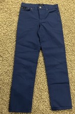 POLO RALPH LAUREN Boys Size 10 Blue Cotton Stretch Chino Pants