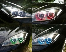 Dream Color Chasing Rgb 4 Halo Ring For Hyundai Tiburon 07-08 Drl Signal Flash Dream Color Chasing Rgb 4 Halo Ring For Hyundai Tiburon 07-08 Drl Signal Flash