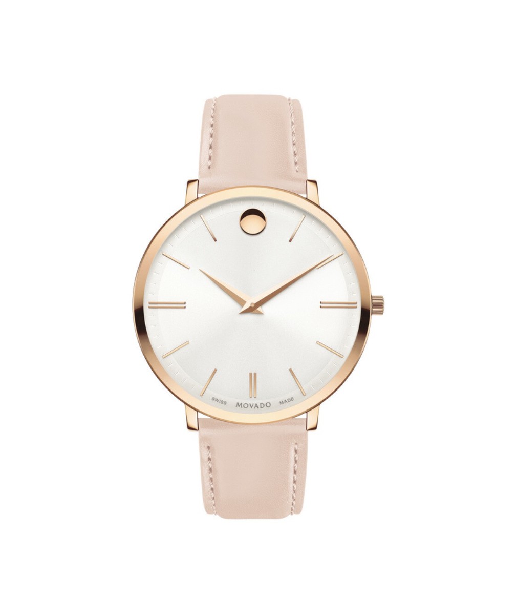 Brand New Movado Women’s Ultra Slim 35mm Rose Gold Stainless Steel Watch  0607373