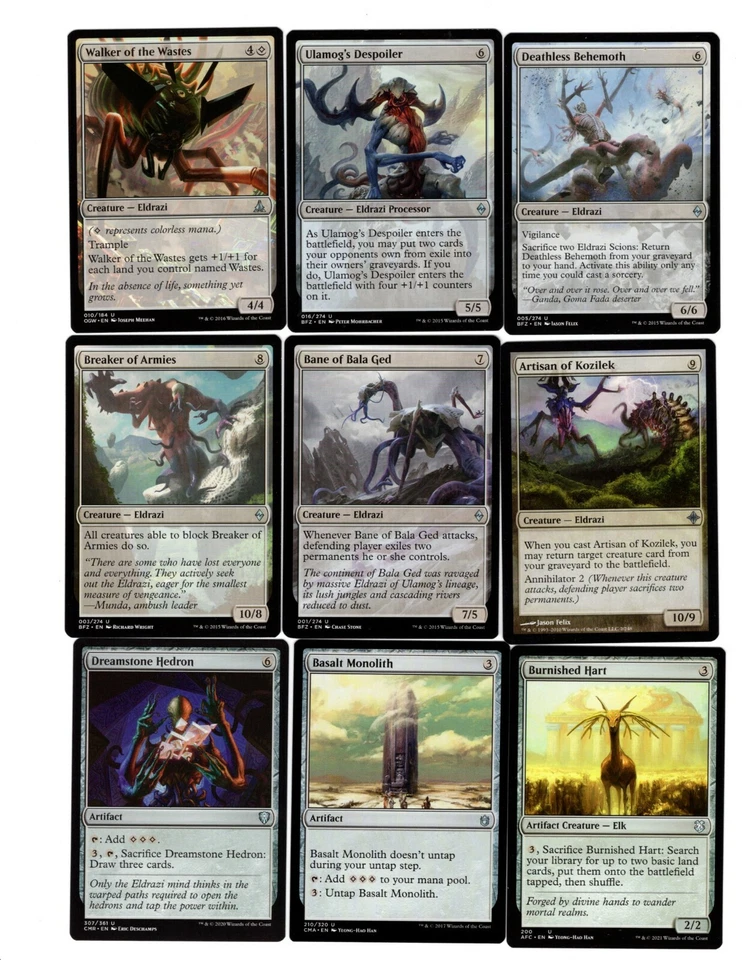 ULTIMATE ELDRAZI-100 Card Magic the Gathering Commander Deck-RARES-MYTHICS-MTG - Image 4 of 4