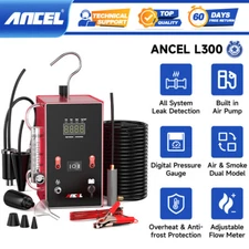 ANCEL L300 Automotive Smoke Machine W/ Digital Pressure Gauge Air Pump Detector