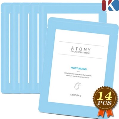 ATOMY Daily Expert Moisture Mask 24g x 14pcs Moisturizing Mask Korean Cosmetics