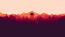 Landscape video games firewatch mountains nature forest Custom Gaming Mat Desk