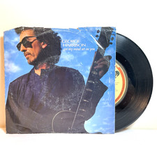 GEORGE HARRISON: GOT MY MIND SET ON YOU / LAY HIS HEAD 1987 Vinyl 45 RPM Rock