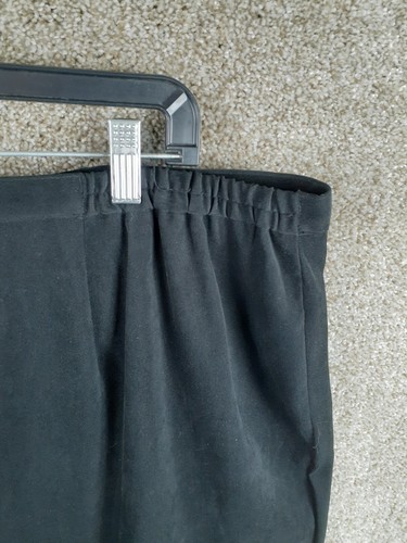 JM Collection Dress Pant Women 22W Plus Black High Waist Straight Stretch Career - Picture 3 of 10