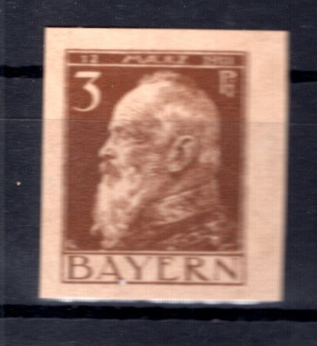 Bavaria 76IU Not Toothed MNH Unstamped (79816
