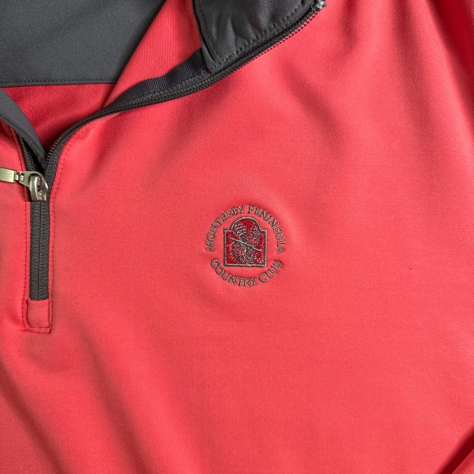 Pulôver de golfe Carnoustie Monterey Peninsula Club 1/4 zíper atlético (LEIA) - Imagem 3 de 4