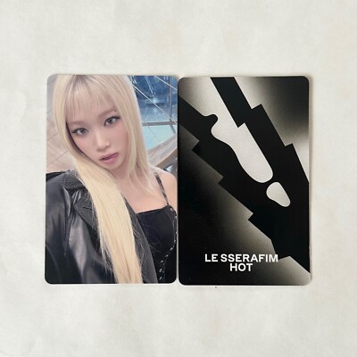 LE SSERAFIM] HOT / Weverse Shop Japan Lucky Draw Benefit Photocard