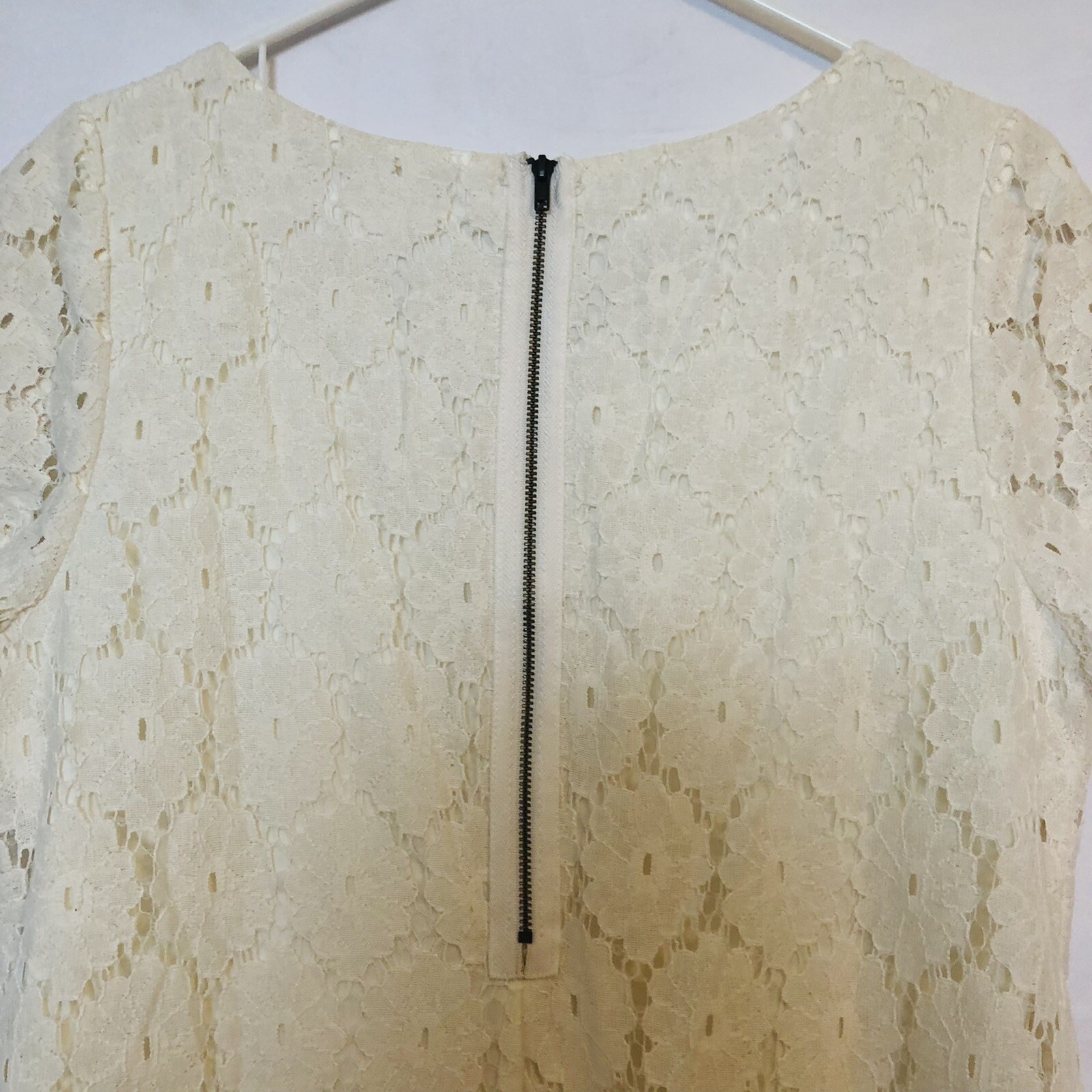 Xhilaration Womens Size Large Off White Ivory Lac… - image 4