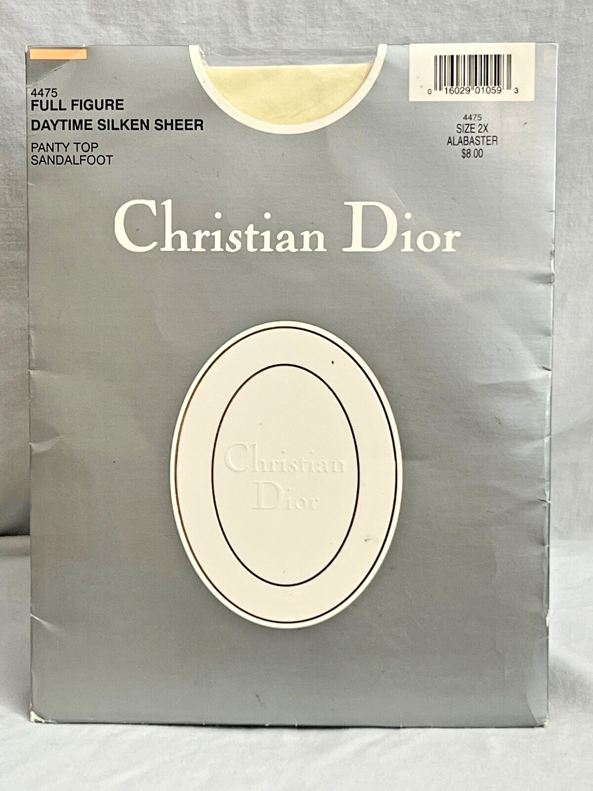 Pantalon pied de sandale blanc Christian Dior en soie pure albâtre S 2X