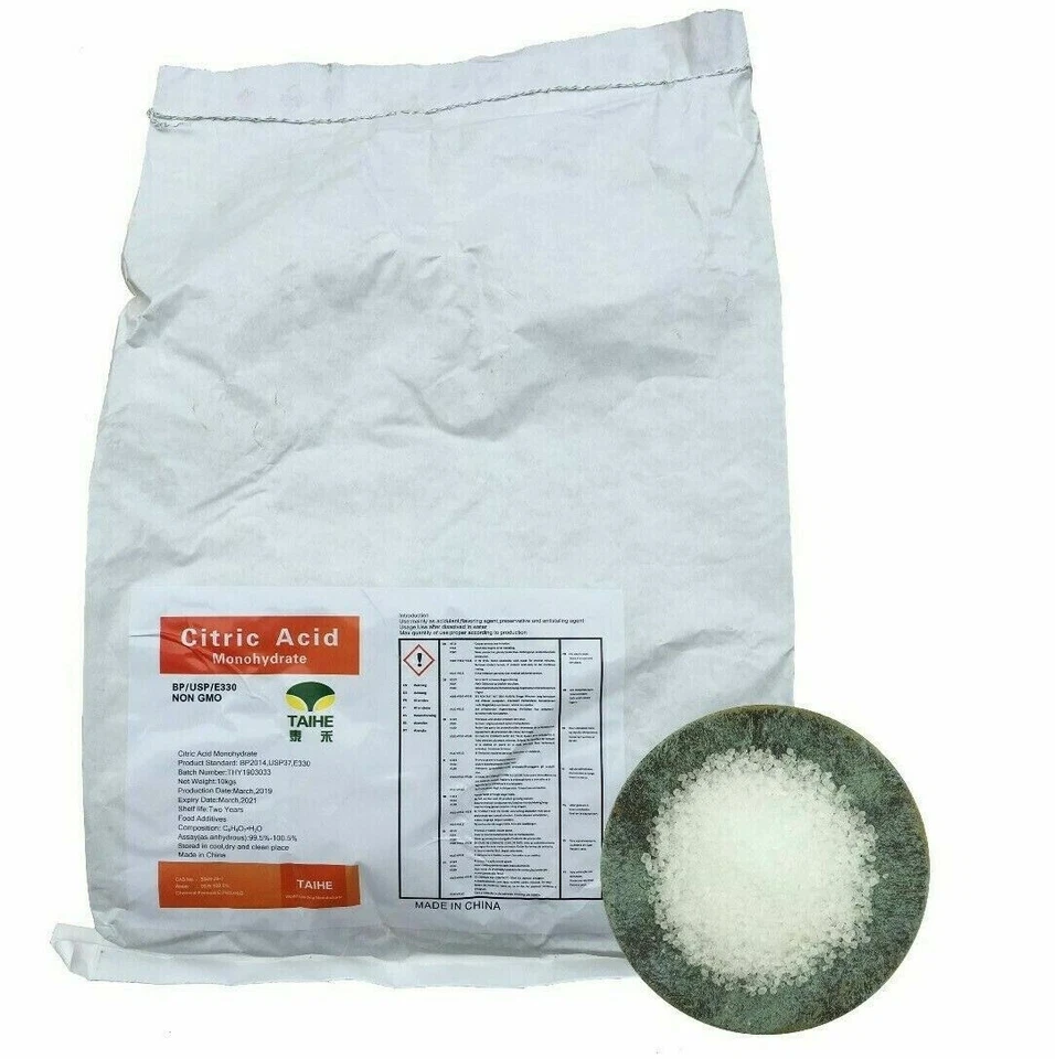 BUXTRADE 5 KG Citric Acid Food Quality E330 Bio Descaler Cleaner