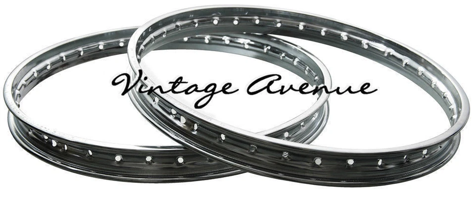 SUZUKI B105P LLANTA DELANTERA + TRASERA 2 PIEZAS + JUEGO DE RADIOS CROMADOS CON BOQUILLA 72 PIEZAS (A) Foto 2 de 4