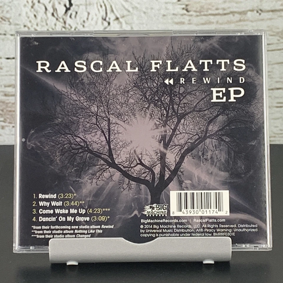 Rascal Flatts - Rewind [CD 2014 EP] Big Machine Records Country Music Album Foto 2 de 4