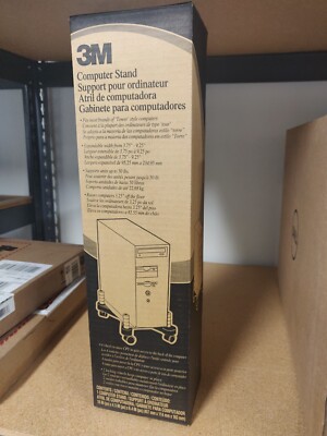 3M  Computer Stand CS100MB, 4.75 in x 12.75 in x 3.75 Black