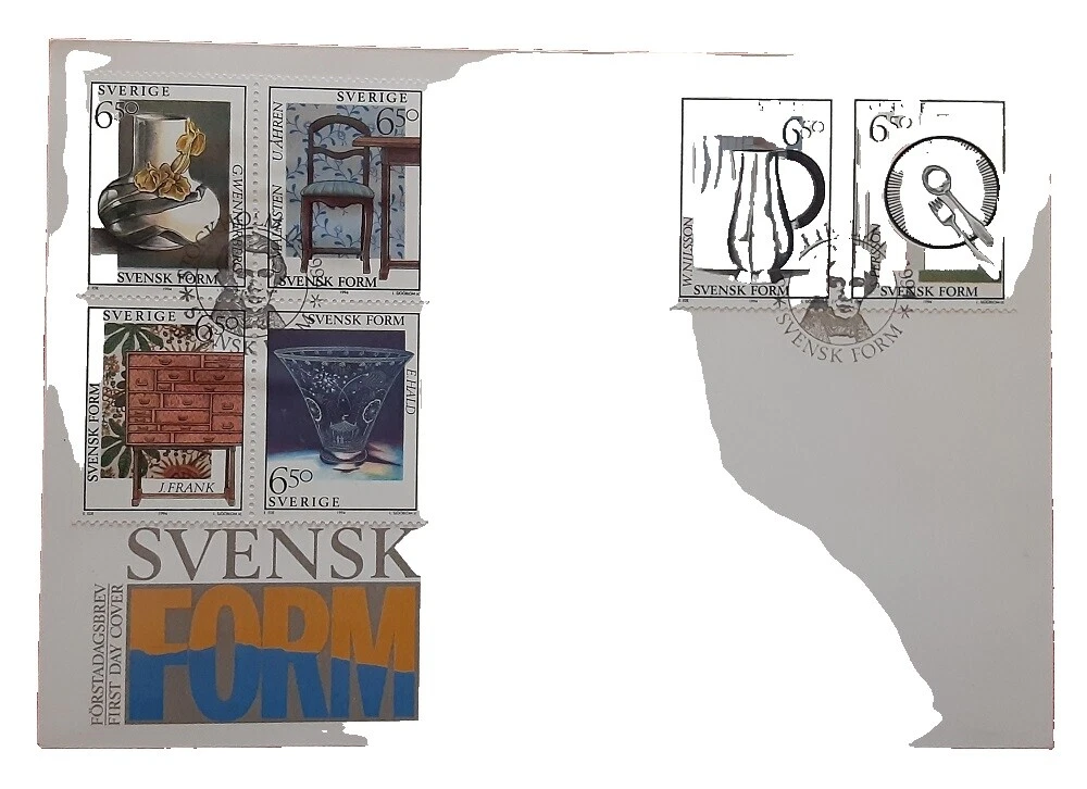 Arte, artista utilizados Sellos de Suecia