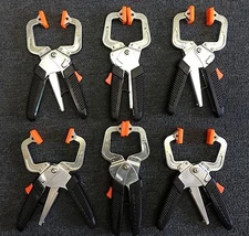New 6 pcs Laminated Ratcheting Clamp with quick release