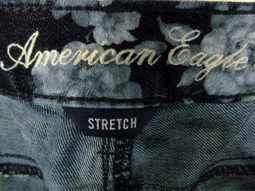 American Eagle Stretch Women's Jeans Size 0 Jegging Floral - Picture 3 of 6