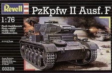 Revell-Germany PzKpfw II Ausf. F Tank - Plastic Model Military Tank Kit - 1/76