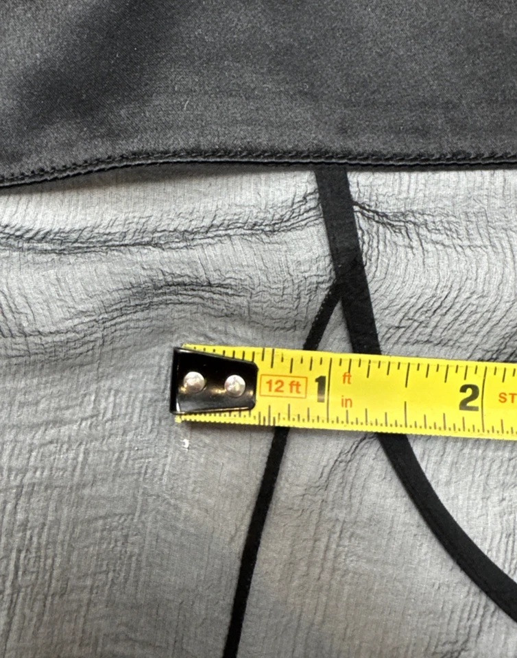 Camisola Jil Sander Vintage Negra Seda Gasa Talla 38 Cami Alemania Foto 2 de 4