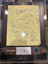 IN HAND READY TO SHIP Eminem signed Shadow Box MMLP25 /150 Slim Shady