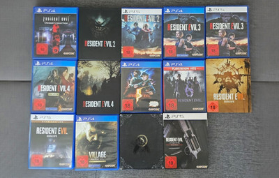 Capcom Resident Evil 1-9 für PlayStation 4/5 Neuwertig 