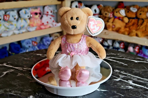 TY Beanie Baby - Prima the Ballerina | Heart Tag Issue | Vintage | Rare