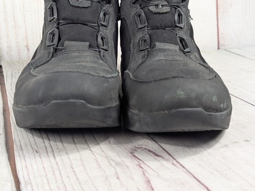 USED - Icon Patrol 3 WP CE Mens Size 10 - Waterproof Motorcycle Boots - Black - Picture 10 of 16