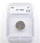 1928 Indian Head Buffalo Nickel MS64 ICG *6458