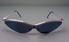 Mod 233 Sunglasses Vintage Gold-Tone Frame with Big Cat Eye Style