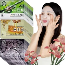 Korea Cosmetic Premium Essence Facial Sheet Mask Variety Pack (3type×10ea) 30pcs