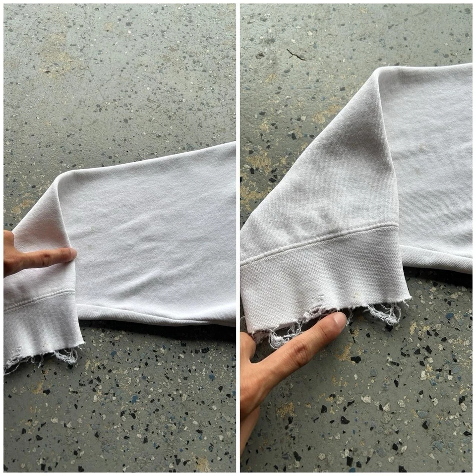 Sudadera con capucha con logotipo de monopatines Element vintage de la década de 2000 (etiquetada grande) (blanca) Foto 4 de 4