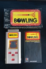 Microvision Bowling Game w/Box & Manual Milton Bradley 1979