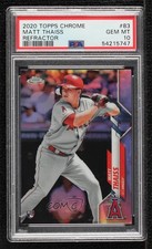 2020 Topps Chrome Refractor Matt Thaiss #83 PSA 10 GEM MT 8d2