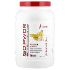 ISOpwdr, Whey Protein Isolate, Banana Cream, 3.04 lb 1,380 g 
