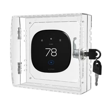 Thermostat Lock Box Cover with Key – Secure Lock Box Guard for New 2025 Ecobe...