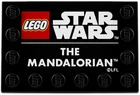 LEGO 1x 4x6 DECORATED TILE "THE MANDALORIAN" Part 6180pb152 New to set 75328