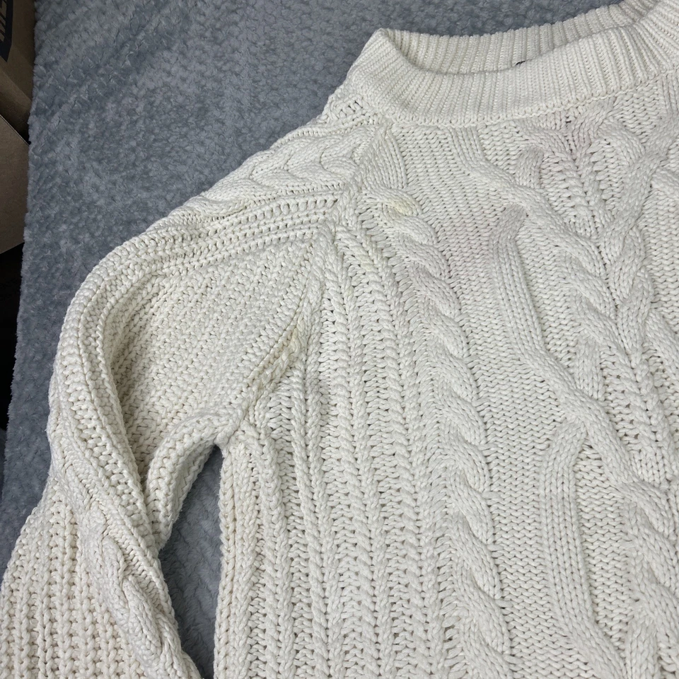 Suéter Free People Frankie Cable en Marfil para Mujer Talla XS Minimalista Foto 3 de 4