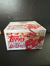 Factory Sealed 24 Pack Retail Box 2021 Topps Series 1 Baseball Cards