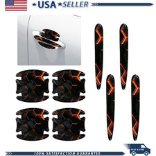 8PCS Car Door Handle Scratch Protector, Waterproof PVC Door Bowl Guard Sticker,