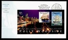 DR WHO 1999 AUSTRALIA FDC JOINT ISSUE IRELAND SHIP S/S R80005