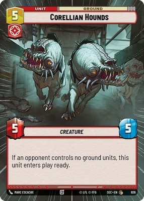 2X-Corellian Hounds - Hyperspace Foil-SWU06-Secrets of Power-Star Wars Unlimited