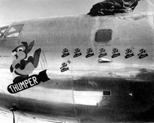 Boeing B-29 Superfortress “THUMPER” art World War II WWII WW2 8x10 Photo 654c