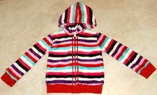 Girls Infant & Toddlers Polyester Zip Down Hoodie:12M-18M-24M-2T-3T-4T 