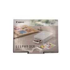 Canon SELPHY QX20 Compact Photo Printer White Portable Wireless