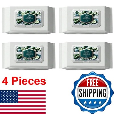 Wipes Flushable Wet Wipes 4-Pack Unscented Extra-Large Adult Hygiene Wipes