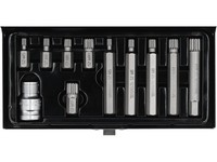 Yato Bitsatz Spline 11-Tlg. Im Metallkasten YT-0415