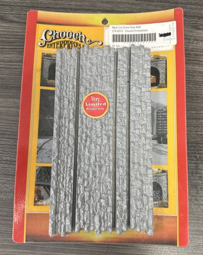 Pared de fila de piedra de corte mediano Chooch Enterprises HO #214-8313 NUEVO EN PAQUETE | Condition: New