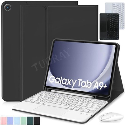 Hülle mit Touchpad Tastatur Für Samsung Galaxy Tab S9 FE S8 S7 S6 Lite A9+ A8 A7